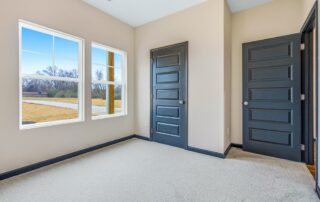 Tercel-20 Aspen floor plan additional bedroom by Maplewood Homes with natural light and neutral paint colors